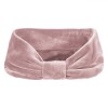 Bentita Par Dama Catifea Nude cu Nod 12cm, Bumbac Elastan. Accesorii par