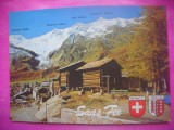 HOPCT 20188 WALIS SAAS FEE IN 1989 -STAMPILA / TIMBRU -ELVETIA -CIRCULATA