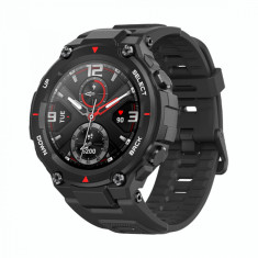 Smartwatch Amazfit T-Rex Rezistent la apa 5ATM Ecran AMOLED 1.3inch Rock Black foto