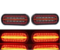 2 x LED Lampa Spate Dynamic Intermitente Camion Remorca 12v 24v E9