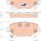 TRW GDB4176 COTEC set placute frana,frana disc