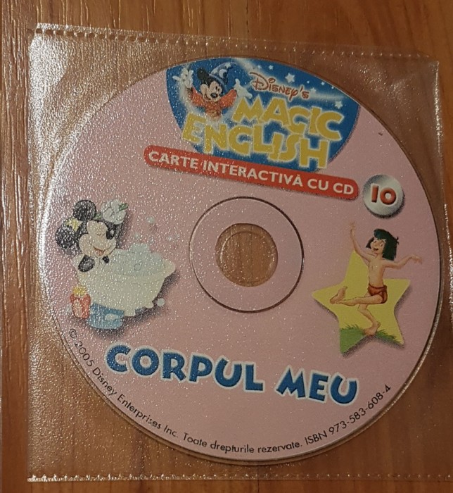 CD audio Magic English - Corpul meu