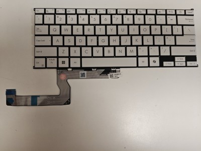 Tastatura compatibila Laptop, Asus, Zenbook S16 UM5606K, UM5606KA, UM5606W, UM5606WA, iluminata, alba, layout US foto