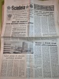Ziarul scanteia 5 noiembrie 1989 - complexul de poduri fetesti cernavoda