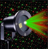 Proiector laser craciun exterior profesional, telecomanda, metal inoxidabil, Star Shower Motion