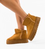 Cumpara ieftin Cizme tip Ug Cleo Camel