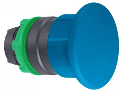 Buton Apăsare 22mm Albastru ZB5AC6 foto