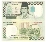 Indonezia 20 000 20000 Rupiah 1998-2003 P-138f UNC