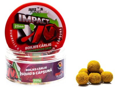 Boilies Carlig SENZOR Impact VM Prediferated Skin, 20mm, 200g foto