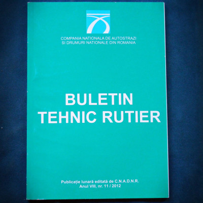 BULETIN TEHNIC RUTIER - NR. 11 / 2012 foto