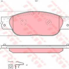 Set placute frana,frana disc JAGUAR XJ (N3, X350, X358) (2003 - 2009) TRW GDB1510