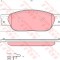 Set placute frana,frana disc JAGUAR XJ (N3, X350, X358) (2003 - 2009) TRW GDB1510