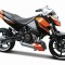 MAISTO MOTOCICLETA METALICA CU STAND EDITIE SPECIALA KTM 690 DUKE SCARA 1 LA 18
