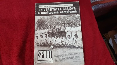 Revista Sport Mai 1980 foto