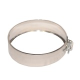 Colier imbinare, inox, pentru cos de fum izolat, Versia Lux, D 200 mm