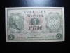 SUEDIA 5 KRONOR 1848