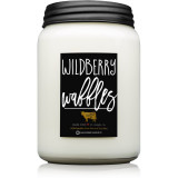 Milkhouse Candle Co. Farmhouse Wildberry Waffles lum&acirc;nare parfumată Mason Jar 737 g, Milkhouse Candle Co.