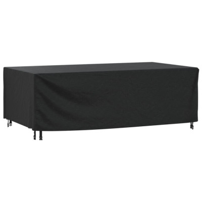 vidaXL Husă mobilier de grădină negru 229x113x73 cm impermeabil 420D foto