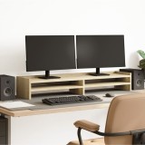VidaXL Suport de monitor, stejar sonoma, 100x24x16 cm, lemn prelucrat
