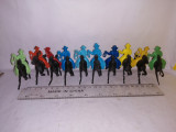 Bnk jc Lido lot 10 figurine plastic cowboy calare