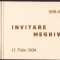 HST A681 Invitație Oradea 1934 Weisz Ignatz evreu