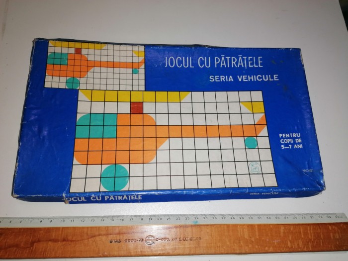 JOC VECHI ROMANESC - JOCUL CU PATRATELE - SERIA VEHICULE