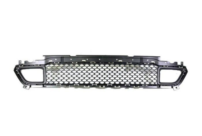 Grila bara protectie, spoiler Jeep Cherokee, 09.2018-, montare fata, centrala, cu gauri pentru carlige de remorcare, RapidAuto