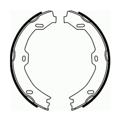 Set saboti frana, frana de mana MERCEDES CLS (C219) (2004 - 2011) ABE CRM007ABE foto