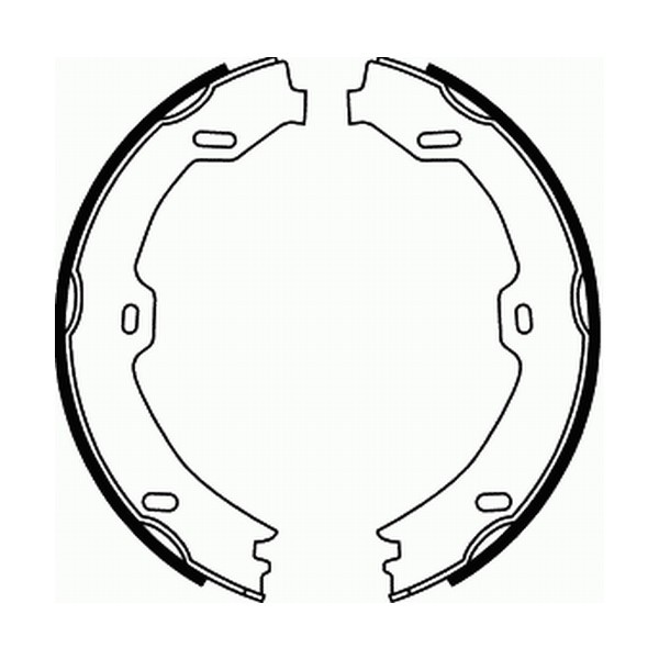 Set saboti frana, frana de mana MERCEDES CLS (C219) (2004 - 2011) ABE CRM007ABE