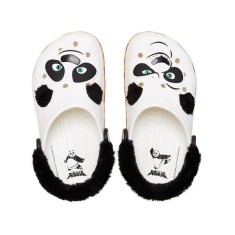 Saboti Crocs Kung Fu Panda Classic Clog Kids Alb - White