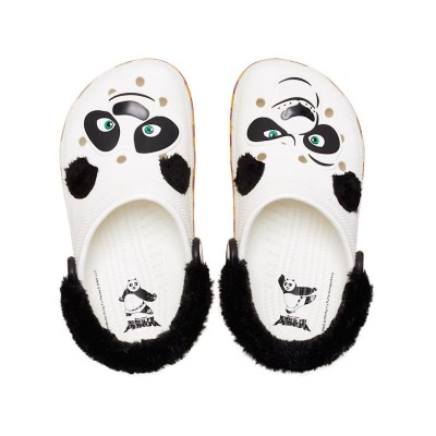 Saboti Crocs Kung Fu Panda Classic Clog Kids Alb - White foto