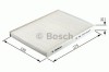 Filtru polen / aer habitaclu LAND ROVER FREELANDER 2 (LF, FA) (2006 - 2014) BOSCH 1 987 432 205
