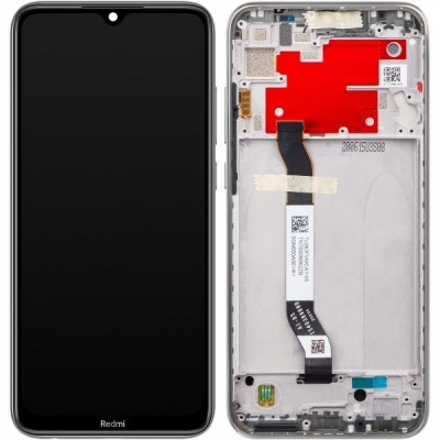Display cu Touchscreen Xiaomi Redmi Note 8T, cu Rama, Argintiu (Moonlight White), Service Pack 5600020C3X00 foto