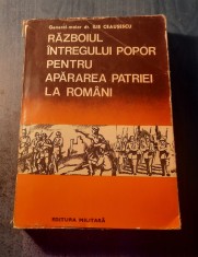 Razboiul intregului popor pentru apararea patriei la romani Ilie Ceausescu