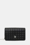 U.S. Polo Assn. poșetă Ceremony culoarea negru, BEUQC8444WVP