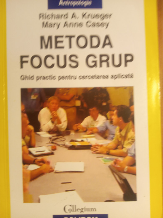 Metoda focus grup,Richard krueger