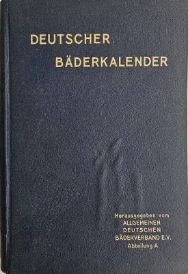 Prof. Dr. Weibein, Deutscher B&amp;auml;derkalender, 1928 foto