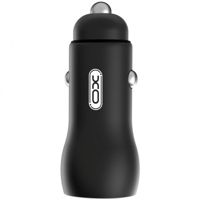 Incarcator Auto USB XO Design CC-20, 1 X USB - 1 X USB Tip-C, 36W, Quick Charge - Power Delivery, Negru foto