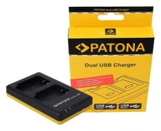 Patona Dual incarcator pentru Sony NP-BX1, NPBX1 incl. USB-C cable
