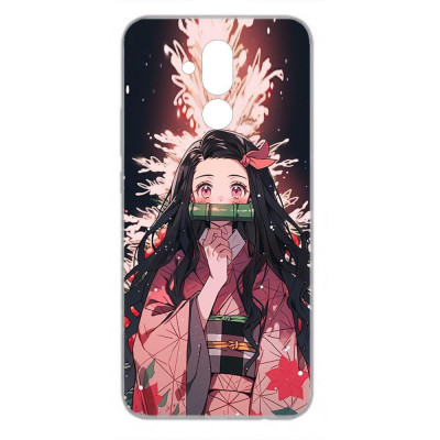 Husa compatibila cu Huawei Mate 20 Lite Silicon Gel Tpu Model Demon Slayer Nezuko foto