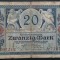 Bancnota istorica 20 MARCI / MARK - GERMANIA/ BERLIN, anul 1915 * cod 102