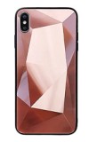 Huse telefon cu textura diamant Iphone Xr , Maro