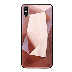 Huse telefon cu textura diamant Iphone Xr , Maro