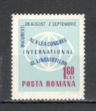 Romania.1967 Congres international al lingvistilor XR.550