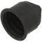Capac de capăt conductă elastomer negru