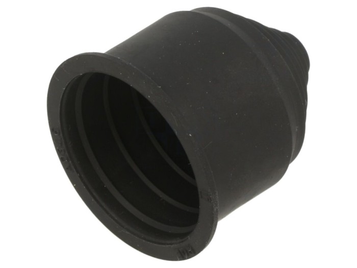 Capac de capăt conductă elastomer negru