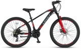 Bicicleta MTB Umit Arcus 2D, culoare negru/rosu , roata 27.5", cadru otel, frana... Cod:62713170003