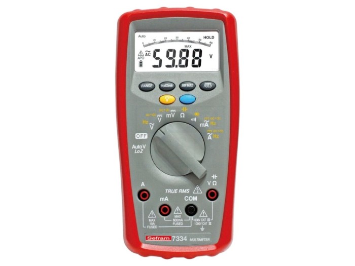 Multimetru Digital LCD 600V SEFRAM7334