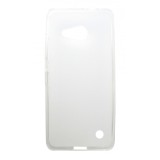 Husa silicon transparenta (cu spate mat) pentru Microsoft Lumia 550