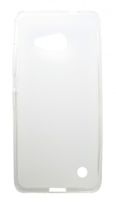Husa silicon transparenta (cu spate mat) pentru Microsoft Lumia 550 foto